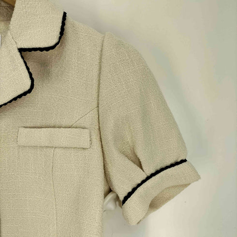 ランディ RANDY クロップド S/S ツイード ジャケット レディース JPN:S
