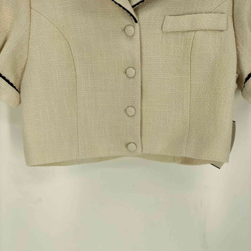 ランディ RANDY クロップド S/S ツイード ジャケット レディース JPN:S