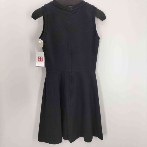 カルヴェン CARVEN メッシュデザイン ノースリーブワンピース レディース S
