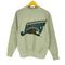 タルテックス TULTEX ラメ プリント クルーネックスウェット メンズ import:M