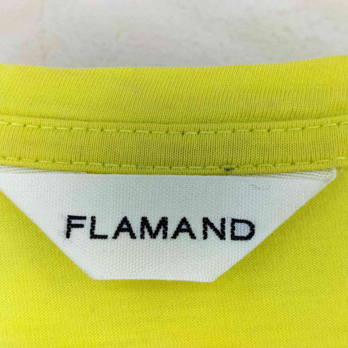 FLAMAND 半袖ポケットTシャツ レディース