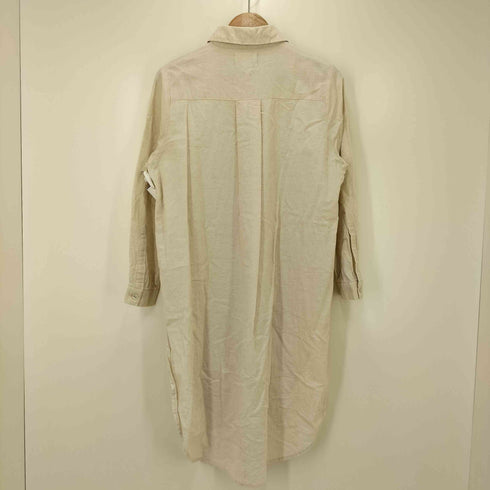 アンティカパターントルソ antiqua patterntorso リネンスリットロングシャツ レディース