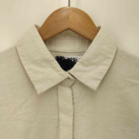 アンティカパターントルソ antiqua patterntorso リネンスリットロングシャツ レディース