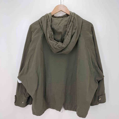 ザラ ZARA ミリタリーフーデッドパーカー レディース import:M