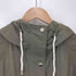 ザラ ZARA ミリタリーフーデッドパーカー レディース import:M
