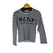 プレイコムデギャルソン PLAY COMME des GARCONS ロゴプリント ボーダー L/S カットソー レディース JPN:S