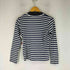 プレイコムデギャルソン PLAY COMME des GARCONS ロゴプリント ボーダー L/S カットソー レディース JPN:S