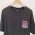 00s ダメージ加工 両面プリント クルーネックTシャツ メンズ