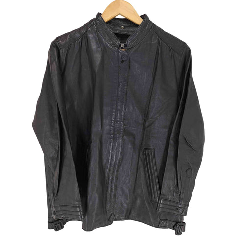 LOUIS JOONE lamb leather 比翼レザージャケット レディース 9AB2