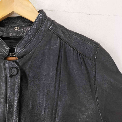 LOUIS JOONE lamb leather 比翼レザージャケット レディース 9AB2