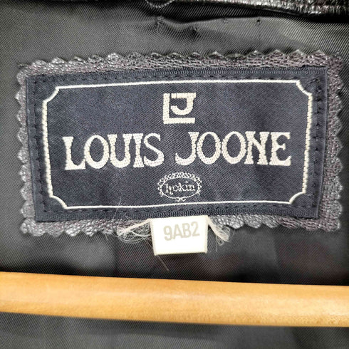 LOUIS JOONE lamb leather 比翼レザージャケット レディース 9AB2