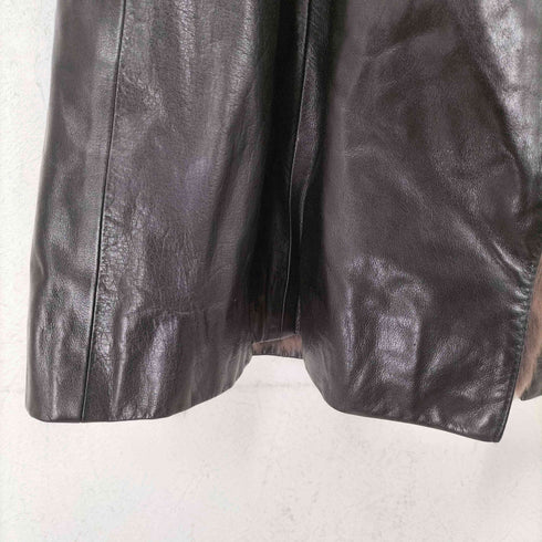 leather&fur レザー&ファー ロングコート メンズ JPN:M