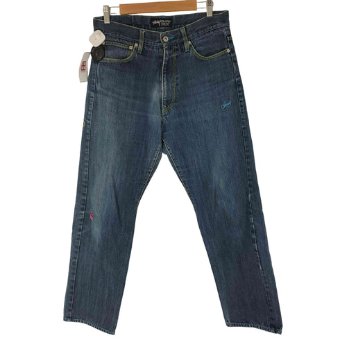 ステューシー Stussy 00S logo embroidery denim メンズ