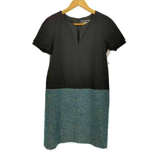 スポーツマックスコード SPORTMAX CODE フロントスキッパー ニット切替ワンピース レディース 36