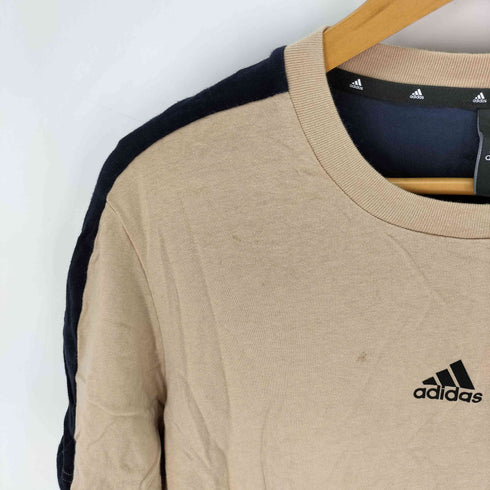 アディダス adidas 3ストライプ Tシャツ メンズ import:L