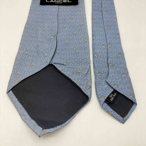 ランセル LANCEL 総柄シルクネクタイ メンズ