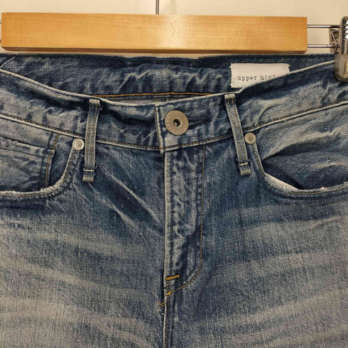 アッパーハイツ upper hights ダメージ加工 ワイドデニムパンツ レディース 23
