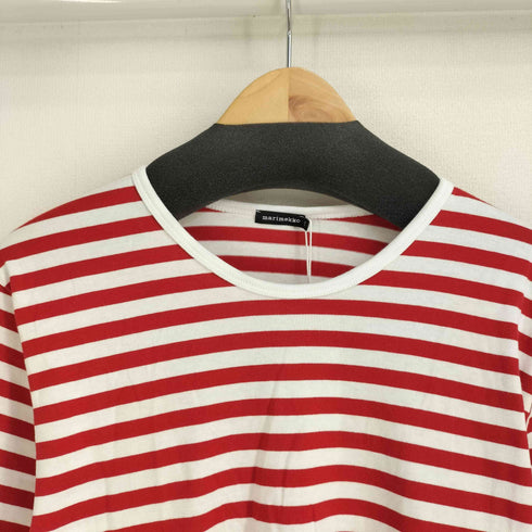 マリメッコ marimekko ボーダー S/S Tシャツ レディース import:XS