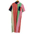 マリメッコ marimekko マルチカラーストライプ S/S シャツワンピース レディース import:XS