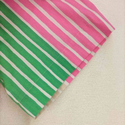 マリメッコ marimekko マルチカラーストライプ S/S シャツワンピース レディース import:XS