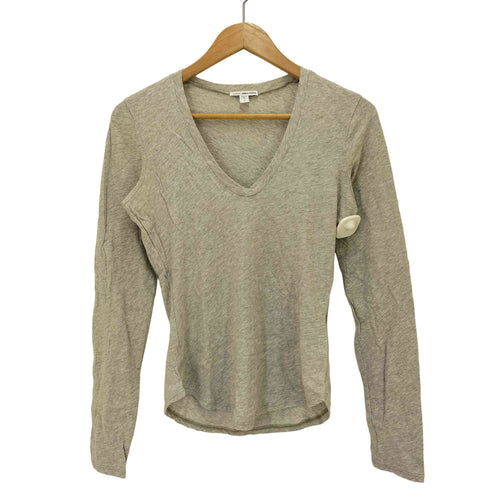 ジェームスパース JAMES PERSE MADE IN USA Vネック L/S カットソー レディース JPN:1
