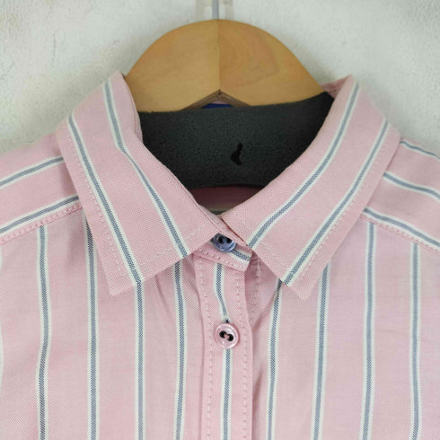 バーバリーブルーレーベル BURBERRY BLUE LABEL ベルテッド ストライプ シャツワンピース レディース JPN:38