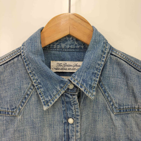 レミレリーフ REMI RELIEF L/S デニムウエスタンシャツ レディース JPN:S