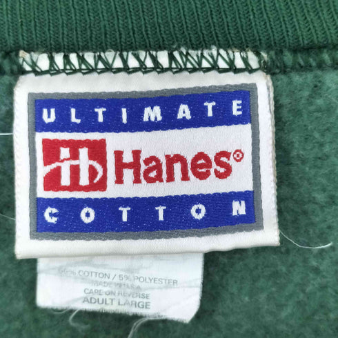 ヘインズ Hanes 90s 企業ロゴ プリントスウェット メンズ L