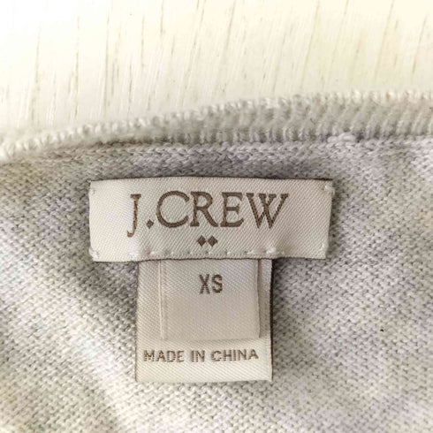 ジェイクルー J.CREW 犬柄 クルーネックコットンニット レディース import:XS