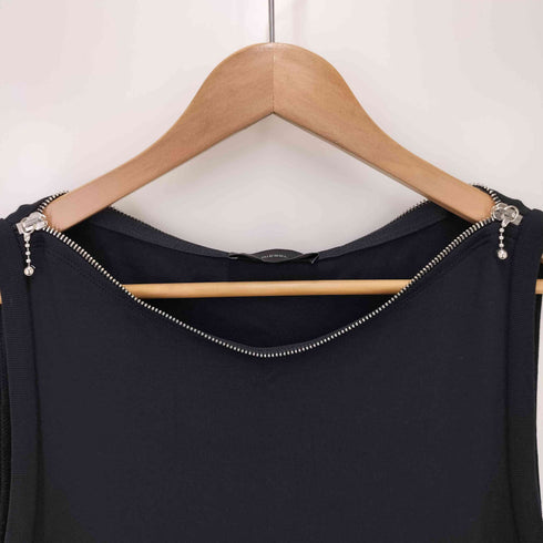 ディーゼル DIESEL ジップデザイン ノースリーブワンピース レディース import:S