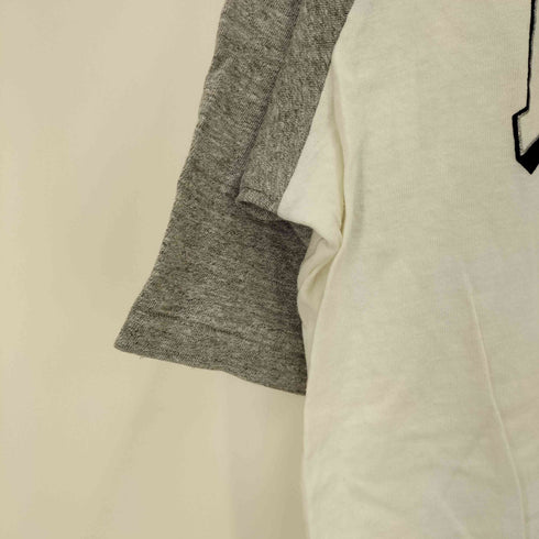 アメリカーナ Americana ロゴプリント ラグランスリーブTシャツ レディース