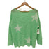 ザラ ZARA スターデザイン ローゲージ アクリルニット レディース import:M