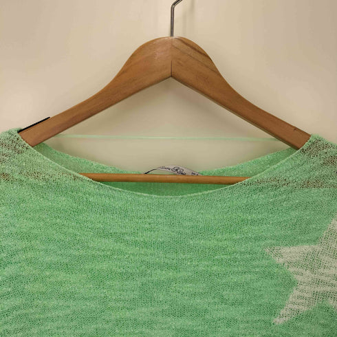 ザラ ZARA スターデザイン ローゲージ アクリルニット レディース import:M