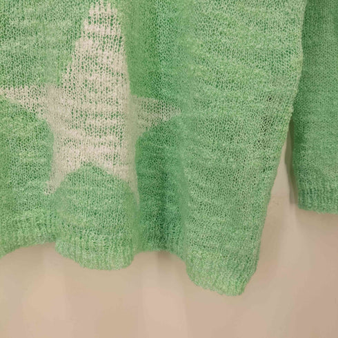 ザラ ZARA スターデザイン ローゲージ アクリルニット レディース import:M