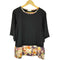 STYLE OPERATION 和柄切替七分袖カットソー レディース M