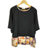 STYLE OPERATION 和柄切替七分袖カットソー レディース M