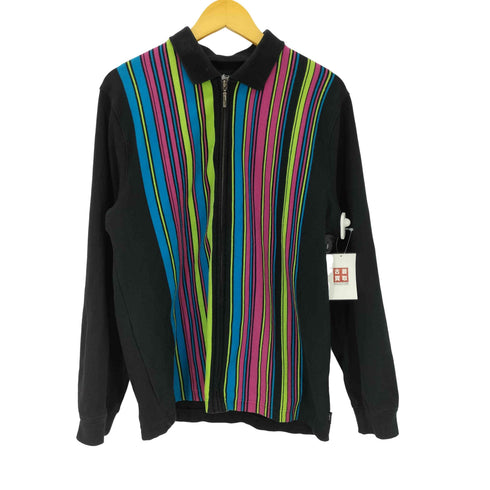 ステューシー Stussy 19AW SIMON LS ZIP POLO サイモン ジップアップ スウェット ポロ メンズ import:M