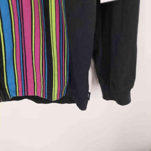 ステューシー Stussy 19AW SIMON LS ZIP POLO サイモン ジップアップ スウェット ポロ メンズ import:M