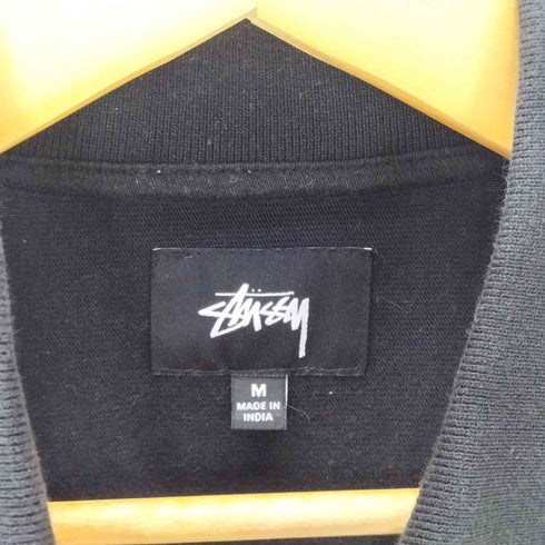 ステューシー Stussy 19AW SIMON LS ZIP POLO サイモン ジップアップ スウェット ポロ メンズ import:M