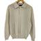 LINEA UOMO ウール混 ニット ポロシャツ メンズ import:L