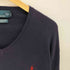 ポロバイラルフローレン Polo by RALPH LAUREN ポニー刺繍 ピマコットン Vネック ニット メンズ import:L