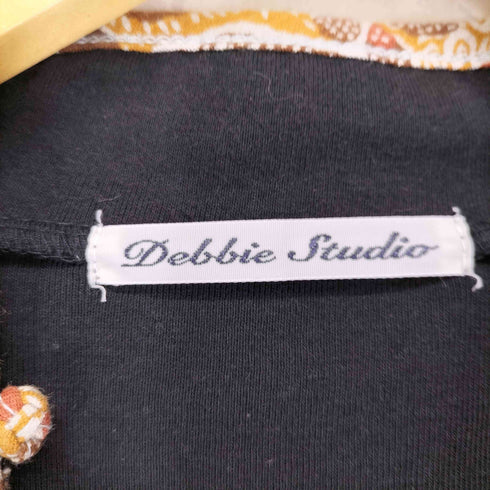 DEBBIE STUDIO 龍 和柄 チャイナボタンカットソー レディース M