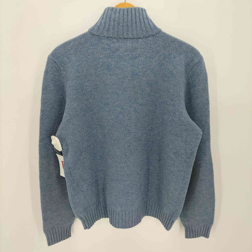 ポロバイラルフローレン Polo by RALPH LAUREN ポニー無し ウール ハーフジップ ハイネック ニット メンズ import:M