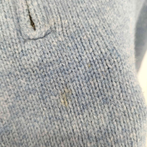 ポロバイラルフローレン Polo by RALPH LAUREN ポニー無し ウール ハーフジップ ハイネック ニット メンズ import:M