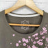 桜 和柄 キャラクタープリントクルーネックTシャツ メンズ LL