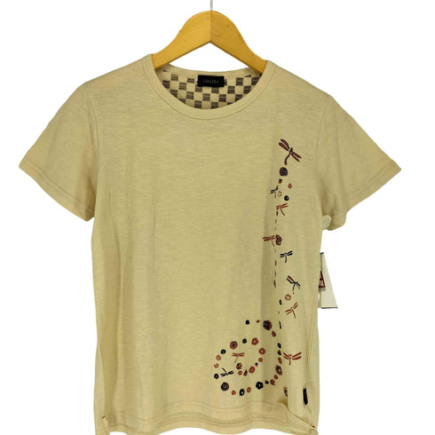 timoty 和柄 フロントプリントTシャツ レディース M