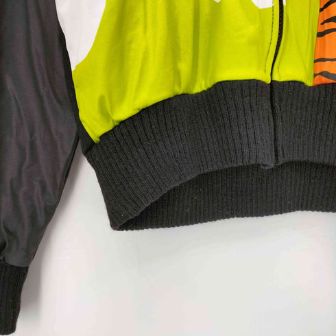 80-90s medico ヴィンテージ マルチカラー ニット切替 サイクリングジャージ メンズ import:M