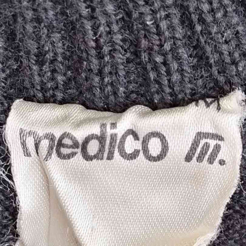 80-90s medico ヴィンテージ マルチカラー ニット切替 サイクリングジャージ メンズ import:M