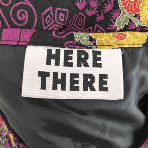 HERE THERE 和柄 ミディ丈スカート レディース