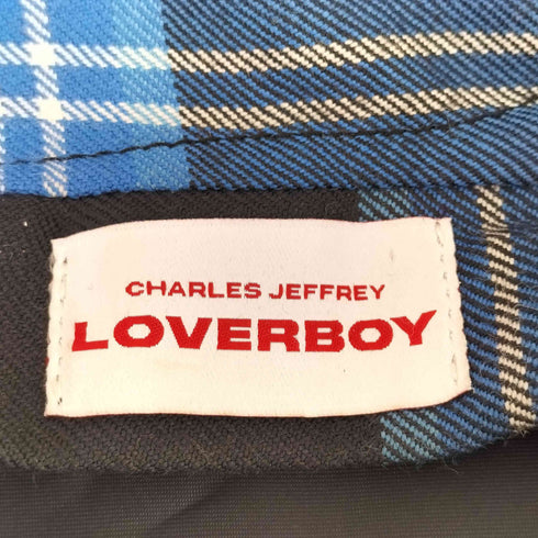 チャールズジェフリーラバーボーイ CHARLES JEFFREY LOVERBOY タータンチェックベレー帽 メンズ S